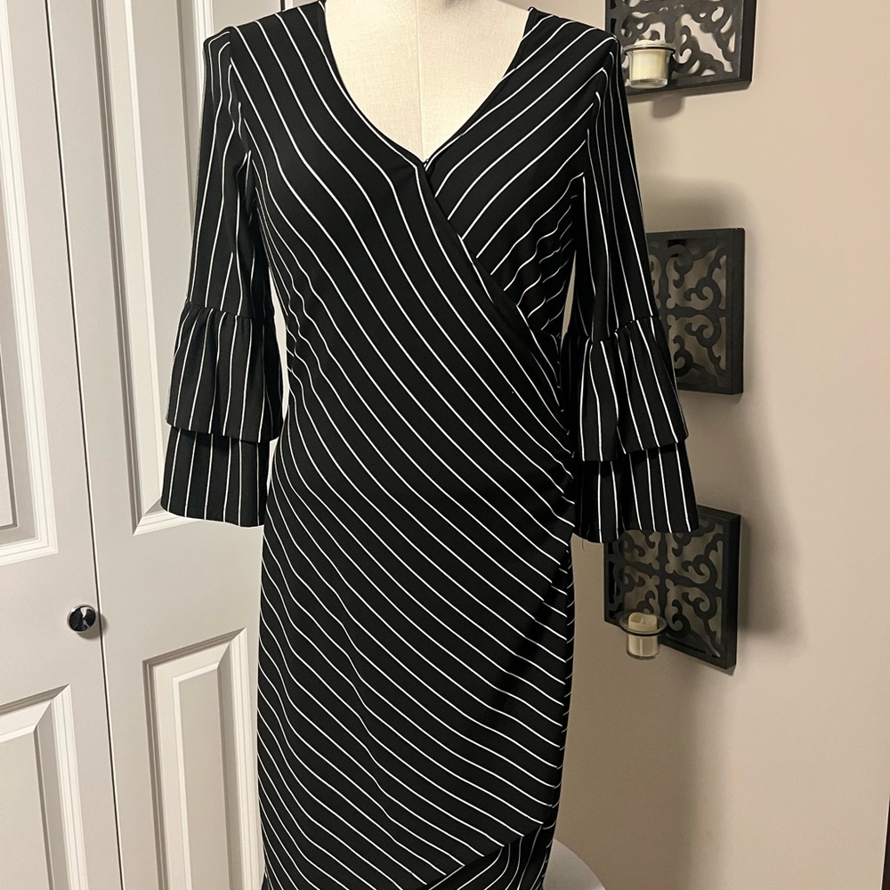 Sunday in Brooklyn Black & White Dress